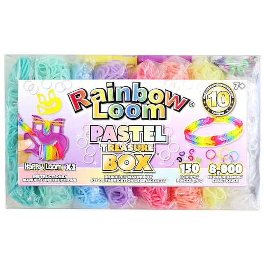 Rainbow Loom&#xAE; Pastel Treasure Box&#x2122; Bracelet Making Kit